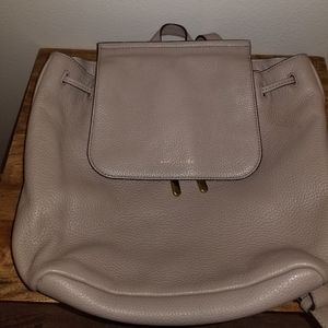 Marc Jacobs Leather Small Backpack Tan